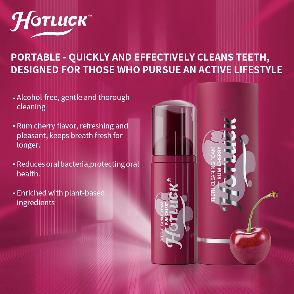 Hotluck Rum Cherry Teeth Cleaning Foam